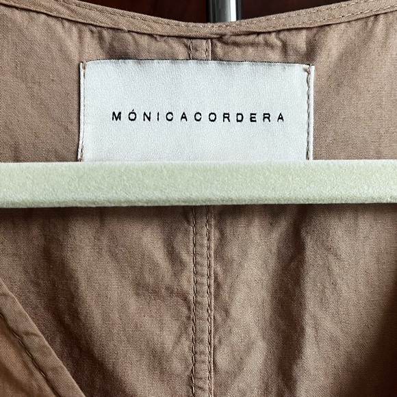 Monica Cordera Maxi Cotton Dress, Nougat - Picture 7 of 9